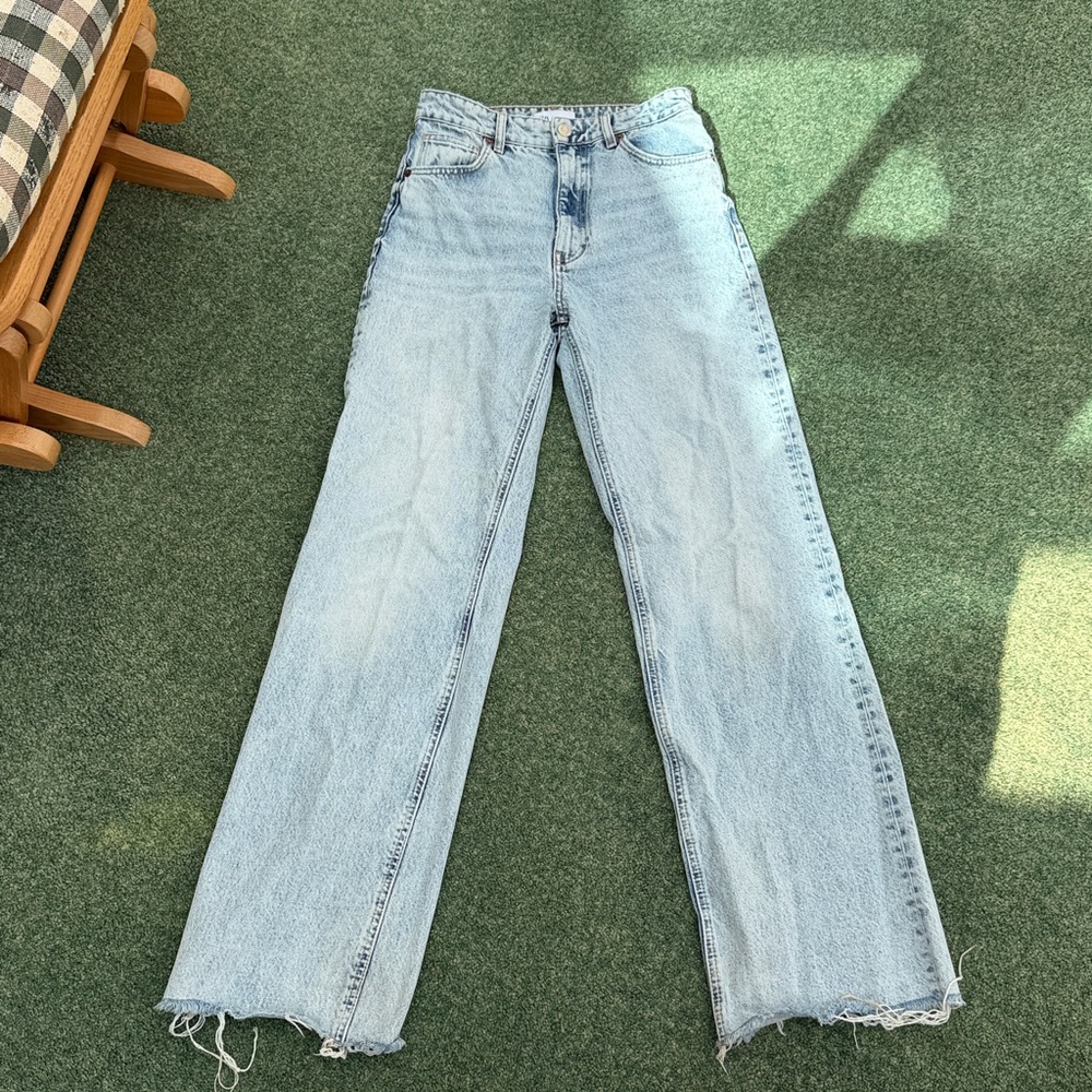 Zara High-Rise Straight Jeans - Women's